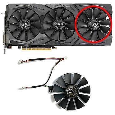 rx 570: Система охлаждения, Новый, Вентилятор, Для видеокарты, Для ПК — 1