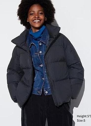 Пуховик, Короткая модель, Япония, Оверсайз, Ультралегкий, L at lalafo.kg Пуховик, Короткая модель, Япония, Оверсайз, Ультралегкий, L