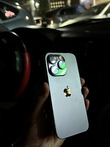 samsung 128: IPhone 14 Pro, Б/у, 256 ГБ, Deep Purple, Коробка, 89 % — 1