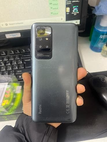 Redmi, Redmi 10, Б/у, 64 ГБ, цвет - Серый, 2 SIM