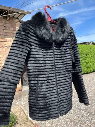 Натуральный Кролик шуба, почти новая Аябай жылуу жана аябай женил