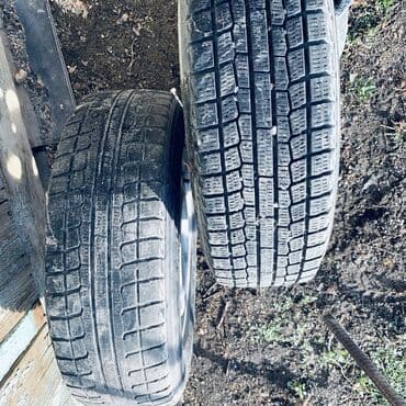 шыны диски: Дөңгөлөктөр монтажда 175 / 70 / R 14, Кыш, Колдонулган, Жуп, Жеңил унаалар, Темир, тешиктери - 4 — 5