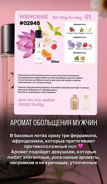 сумочка: Туалетные воды EC Day‑to‑Day, объем 30 мл . Производство Чехия! Очень — 10