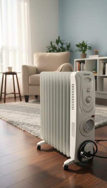 весовой тараза: Масляный обогреватель Кол-во секций: 10 и более, Встроенный вентилятор — 2