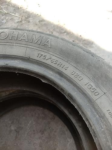 бир: Шиналар 175 / 65 / R 14, Кыш, Колдонулган, Жуп, Жеңил унаалар, Yokohama — 3