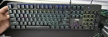 Техника жана электроника: Клавиатура, Механикалык, Зымдуу туташтыруу, Өлчөмү: 100% — 2