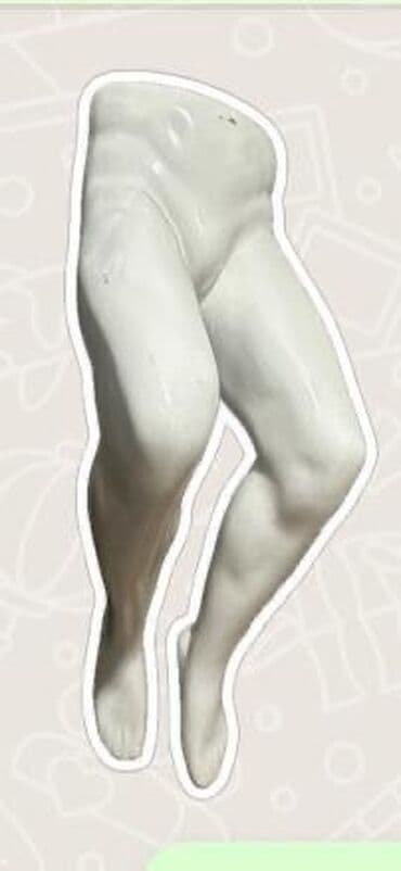 Гипсовый фрагмент-слепок «Античные ноги» - Реплика классической at lalafo.kg Гипсовый фрагмент-слепок «Античные ноги» - Реплика классической