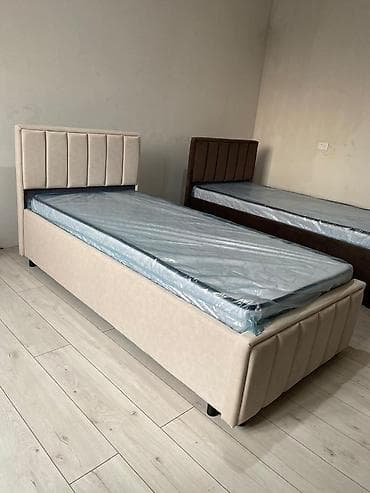 детские кроватки с дерева: Односпальная кровать, Новый, С мягким изголовьем, длина - 2000 см — 1