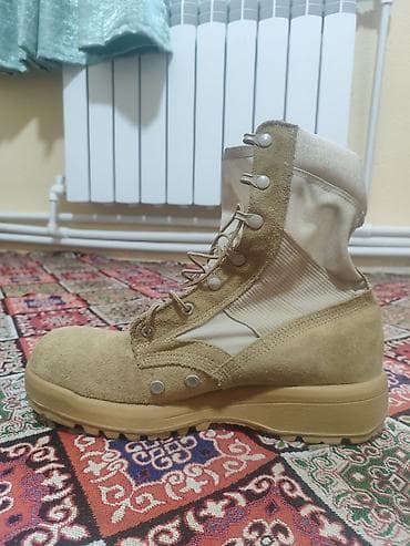 военный обув: Тактические/армейские берцы песочного цвета с подошвой Vibram. новые — 4