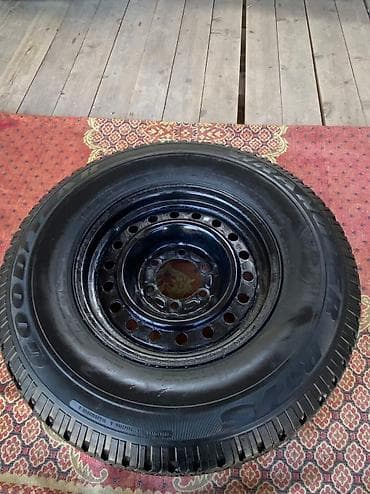 skyline r32: Колеса в сборе 265 / 70 / R 16, Всесезонная, Б/у, Запаска, Внедорожные (АТ/МТ), Железные, отверстий - 6 — 9