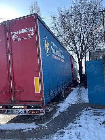 автовозный полуприцеп: Тягач, Volvo, Тентованный — 8