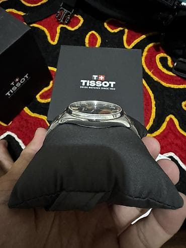 Аксессуарлар: Классикалык сааттар саат, Tissot, Швейцария, Суу өткөрбөөчү, Асыл нуска, Эркектердики, Колдонулган — 2