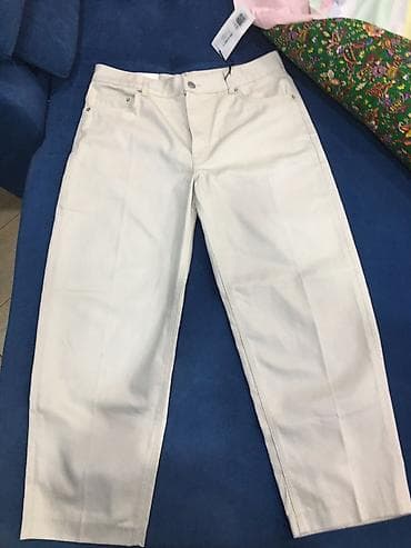 Джинсы, Бэгги, Zara, Турция, Средняя талия, L at lalafo.kg Джинсы, Бэгги, Zara, Турция, Средняя талия, L