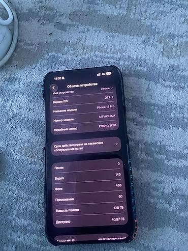 ipad 5 mini: IPhone 15 Pro, Б/у, 128 ГБ, Blue Titanium, Кабель, 88 % — 4