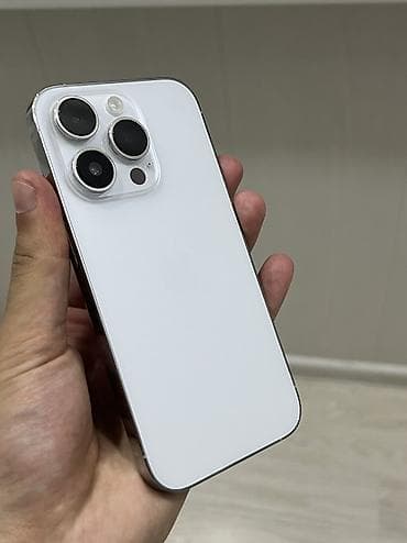 айфон se 2016: IPhone 14 Pro, Б/у, 128 ГБ, Белый, Защитное стекло, Чехол, 79 % — 1