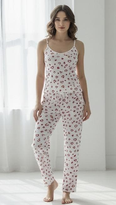 Жеке буюмдар: Женский домашний комплект на бретелях размеры от 42р до 48р(48) - — 2