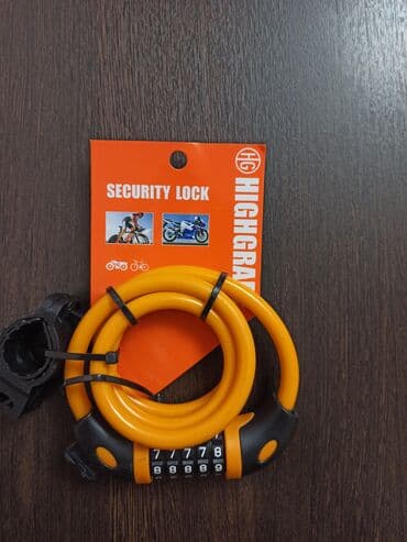Балдар үчүн велосипеддер: Велосипедные тросы и цепи Велосипедные замки Высокое качество! Цепи — 5