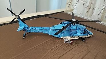 Собрал и не играл.Конструкторный модельный вертолёт из блоков — 1