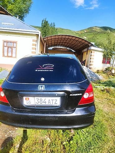 Транспорт: Honda Civic: 2003 г., 1.6 л, Механика, Бензин, Хэтчбэк — 9