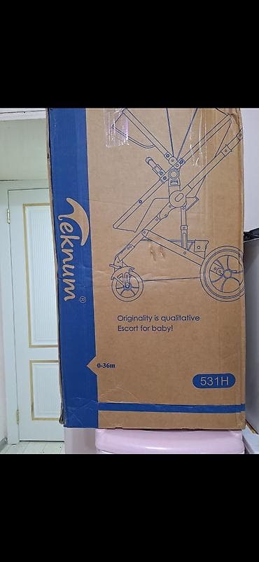 подростковый самокат: Коляска, цвет - Черный — 3