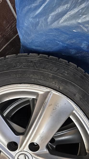 Колеса в сборе 215 / 60 / R 17, Зима, Б/у, Комплект, Легковые, Литые, отверстий - 5 — 5