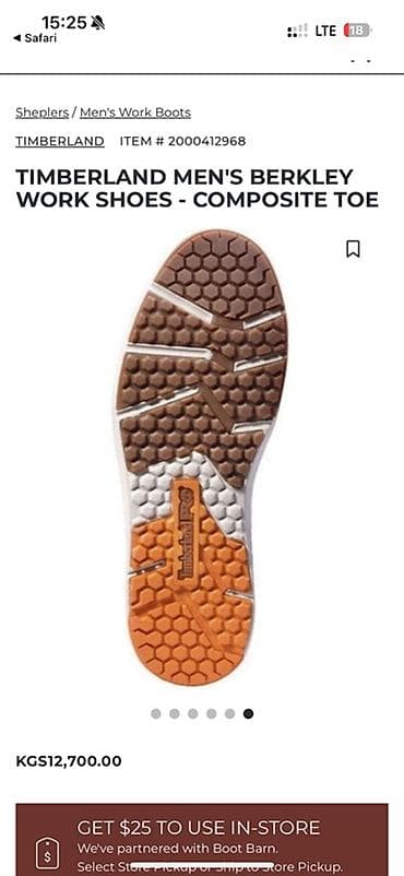 коричневые туфли: Timberland PRO Berkley — мужские рабочие кеды с композитным носком — 3