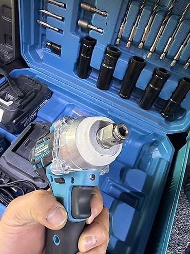 Инструменты: Гайковерт можно как шуруповерт Аккумуляторный ударный гайковерт — 2