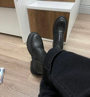 кожан: Кожанные ботинки — 6