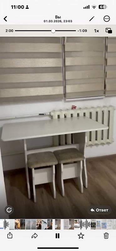 1 комната, Собственник, Без подселения, С мебелью частично at lalafo.kg 1 комната, Собственник, Без подселения, С мебелью частично