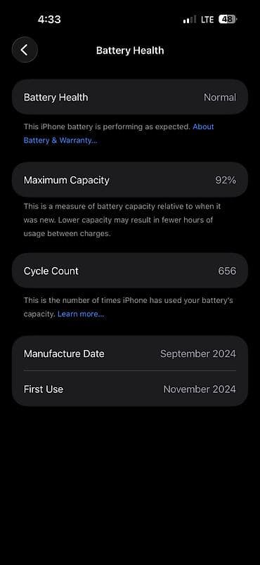 ipad pro 2: IPhone 16 Pro Max, 256 ГБ, Desert Titanium, Коробка, 92 % — 8