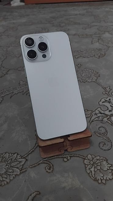 IPhone 15 Pro Max, Б/у, 1 ТБ, Серебристый, 100 % — 3
