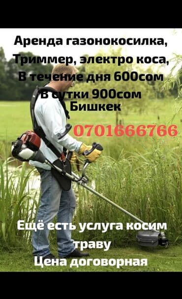 арендовать дом на колесах: Газонокосилка Самовывоз, Платная доставка — 1