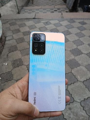 Redmi, Redmi Note 11 Pro Plus, Б/у, 128 ГБ, цвет - Голубой, 2 SIM