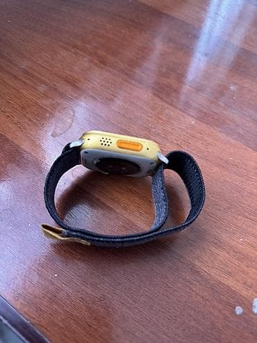 Другие смарт-часы: Смарт‑часы в стиле Apple Watch Ultra с золотистым корпусом и — 3