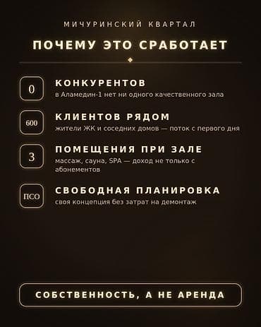 дома с бизнесом: 🔸 410 м² под фитнес клуб — цокольный этаж нового дома ЖК «Мичуринский — 3
