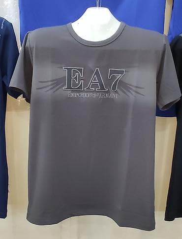 Мужская футболка, S, M, L, Armani, Новый, цвет - Белый, Самовывоз, Платная доставка