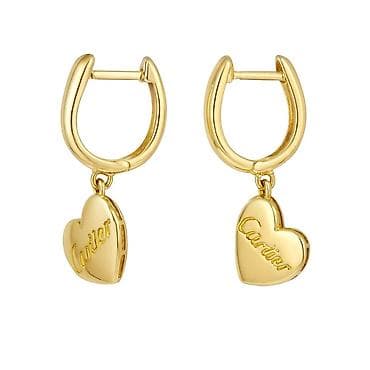 Личные вещи: Серьги в желтом золоте 585 Cartier, вес 5,38 г - Бренд: Cartier - — 1