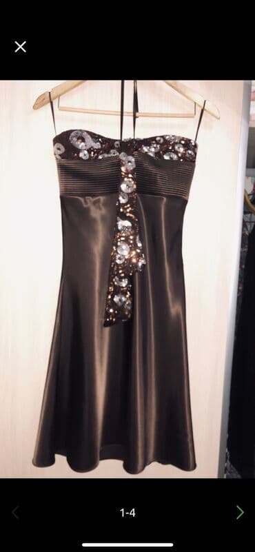 коктейльное платье большого размера: Коктейльное платье длина по колено, размер 38, ( надевала 1 раз, брала — 1