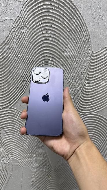 IPhone 14 Pro Max, Б/у, 512 ГБ, Deep Purple, 100 % at lalafo.kg IPhone 14 Pro Max, Б/у, 512 ГБ, Deep Purple, 100 %