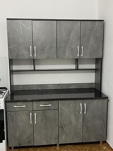 ручки с камнями для кухонной мебели: Кухонный гарнитур с витриной и рабочей поверхностью - Комплект из — 2