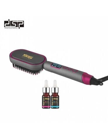 утюк для волос: Расческа-выпрямитель 210 °С и более — 3