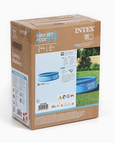 Спорт и отдых: Надувной бассейн Intex Easy Set 244 x 61 см - Серия: Easy Set — 1