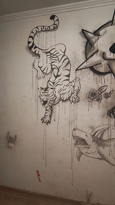 рисунок на стене: Настенная роспись/граффити на заказ. - Художественные эскизы и — 2