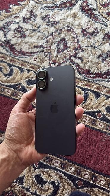 Apple iPhone: IPhone 16, 128 ГБ, Черный, Чехол, 94 % — 3