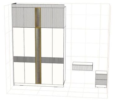 шфанер буу: Шкаф для одежды, Новый, Прямой, МДФ — 11