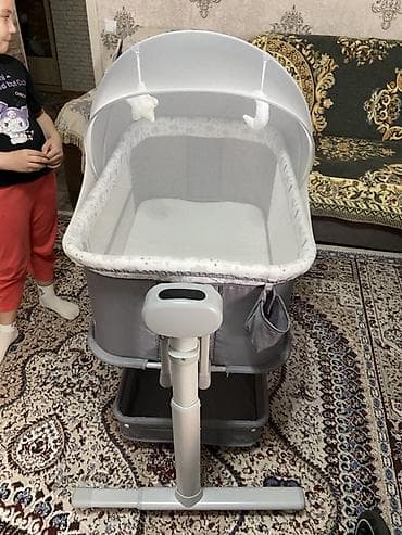 тошок продажа: Балдар үчүн кошумча коюлган керебет, Жаңы, Дөңгөлөктүү, түсү - Боз — 3