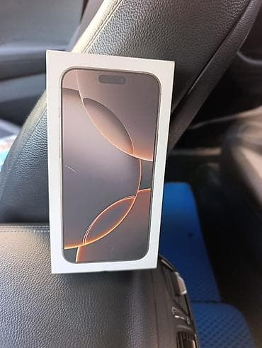 IPhone 16 Pro Max, Б/у, 256 ГБ, Natural Titanium, Защитное стекло, Чехол, Кабель, 93 %