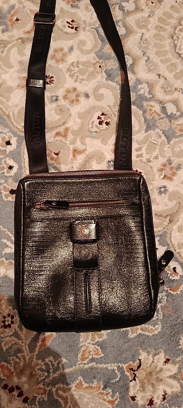 samsung note 9s: Классическая сумка, Butun, Материал: Натуральная кожа, Застежка на молнии, Мужские, Б/у — 3