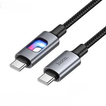 hoco dt7: Кабель Hoco USB-C to USB-C - Разъёмы: USB Type‑C — USB Type‑C с обеих — 1