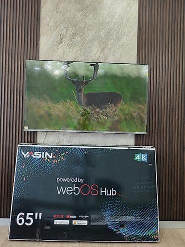 Телевизор YASIN 65" 4K UHD Smart - Диагональ: 65 дюймов (164 см) -